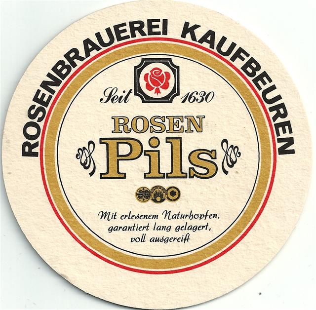 kaufbeuren kf-by rosen rund 2a (205-rosen pils-o schrift fett) 